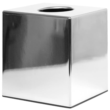 Boîte à mouchoirs cube Bolero chrome brillant - FRANCE CHR