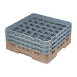 Casier à verres 36 compartiments Camrack Cambro beige hauteur max 174mm - FRANCE CHR