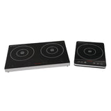 Double plaque de cuisson induction à commande tactile Caterlite 3 kW - FRANCE CHR