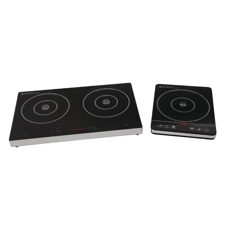 Double plaque de cuisson induction à commande tactile Caterlite 3 kW - FRANCE CHR