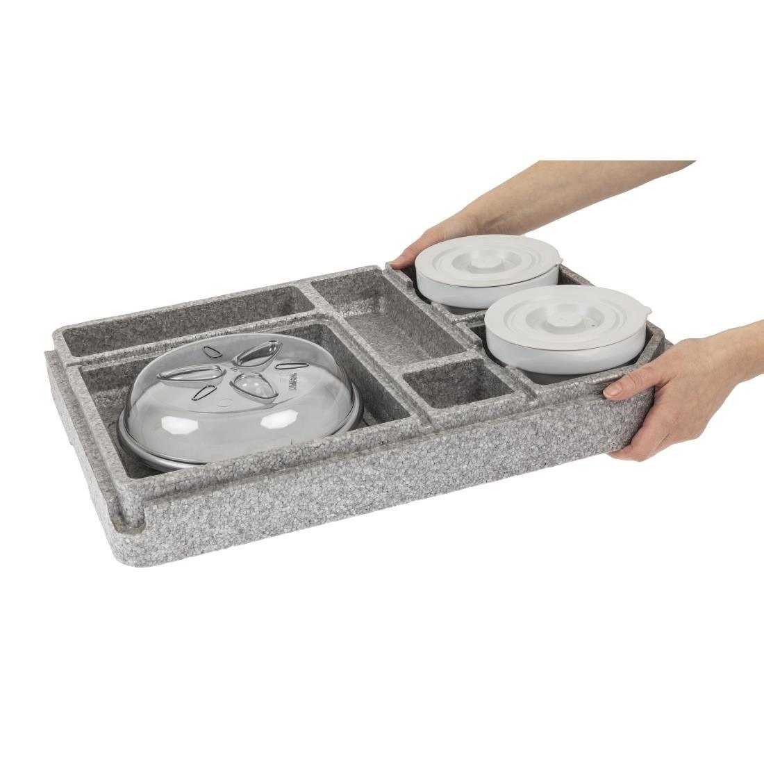 Plateau Tablotherm EPP avec vaisselle Cambro - FRANCE CHR