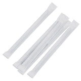 Pailles agitateurs compostables en papier emballées individuellement Fiesta Compostable noires (lot de 250) - FRANCE CHR