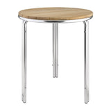 Table ronde en frêne et aluminium Bolero 600mm - FRANCE CHR