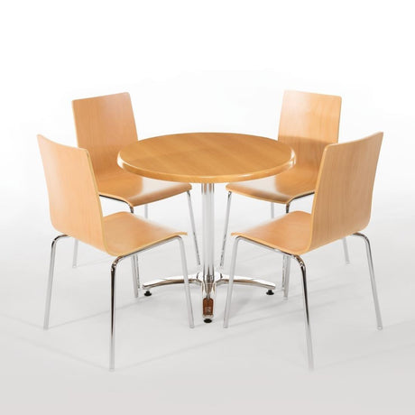 Pied de table 4 pieds en aluminium Bolero - FRANCE CHR