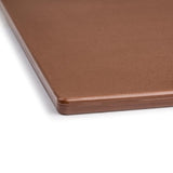 Grande planche à découper basse densité Hygiplas marron - FRANCE CHR