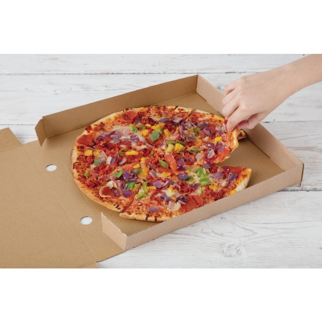 Cartons à pizza kraft Fiesta Compostable 35cm (Lot de 50) - FRANCE CHR