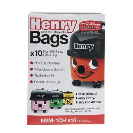 Sacs aspirateur Henry Numatic (Lot de 10) - FRANCE CHR