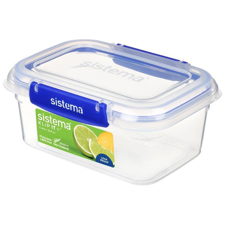 Boîte alimentaire rectangulaire Sistema Klip It Plus 1L - FRANCE CHR