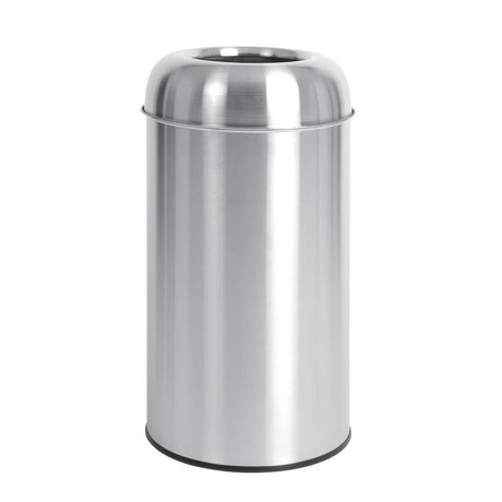 Poubelle dome inox ouverte Bolero 40L - FRANCE CHR