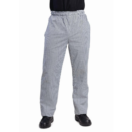 Pantalon de cuisine mixte Whites Vegas petits carreaux noirs et blancs XS - FRANCE CHR