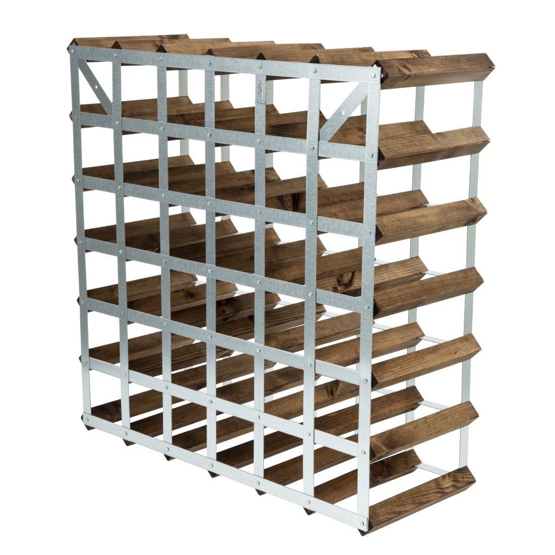 Casier à vin 42 bouteilles bois foncé - FRANCE CHR