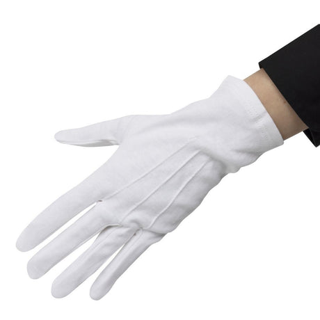 Gants de service pour homme blancs S/M - FRANCE CHR