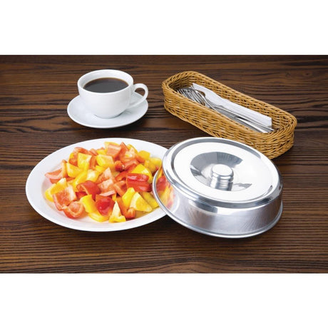 Couvre-assiette en aluminium Vogue - FRANCE CHR