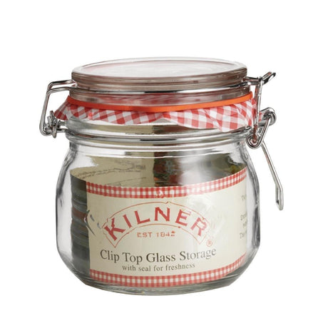 Bocal à conserves avec clip Kilner 0,5L - FRANCE CHR