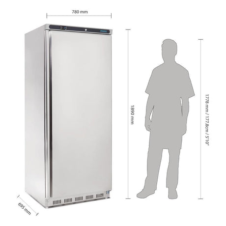 Armoire réfrigérée positive inox Polar Série C 600L - FRANCE CHR