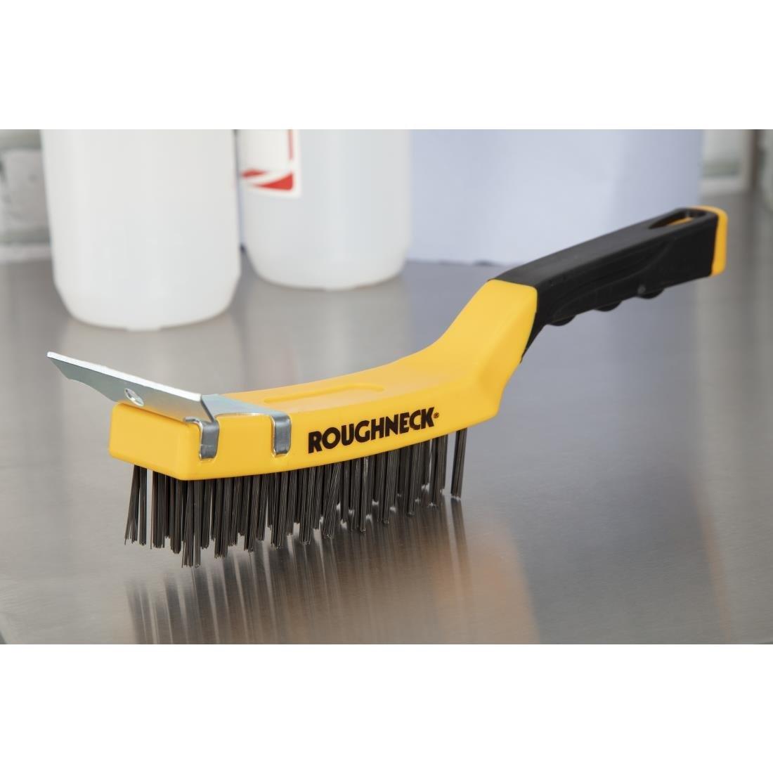 Brosse pour grill avec racloir - FRANCE CHR