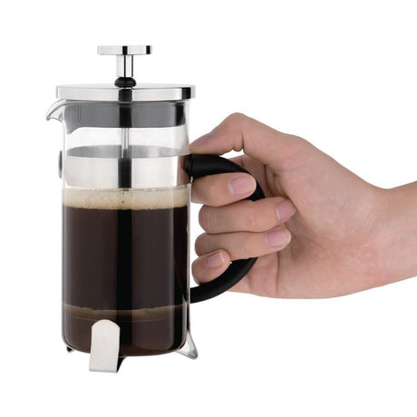 Cafetière à piston en acier inoxydable Olympia 3 tasses - FRANCE CHR