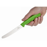 Couteau à tomate lame dentée Victorinox vert 11cm - FRANCE CHR