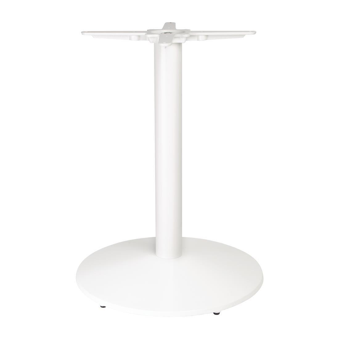 Pied de table en fonte Bolero blanc - FRANCE CHR