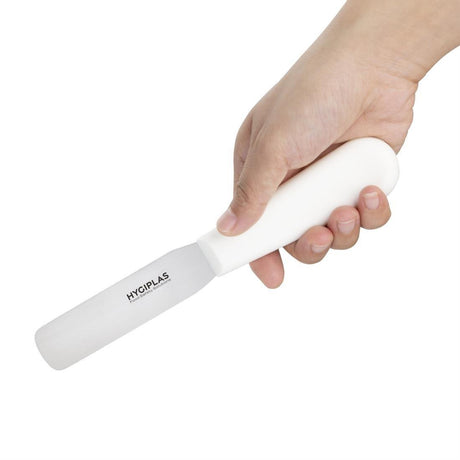 Couteau spatule droit Hygiplas blanc 100mm - FRANCE CHR