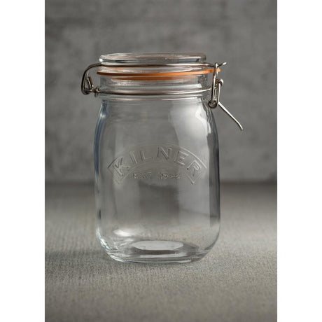 Bocal à conserves avec clip Kilner 1L - FRANCE CHR