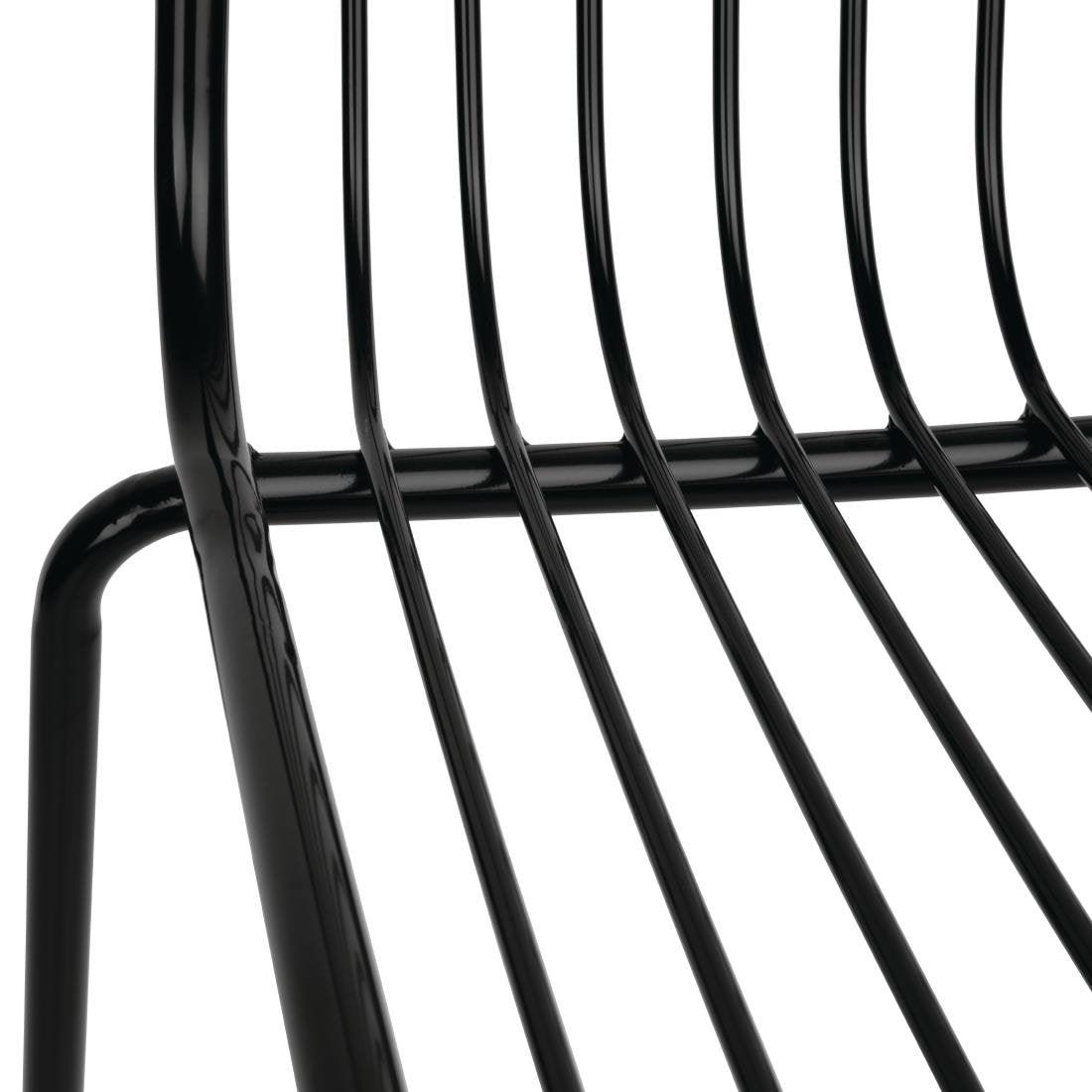 Chaises en fils d'acier Bolero (lot de 4) - FRANCE CHR