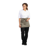 Tablier serveur court Whites olive - FRANCE CHR