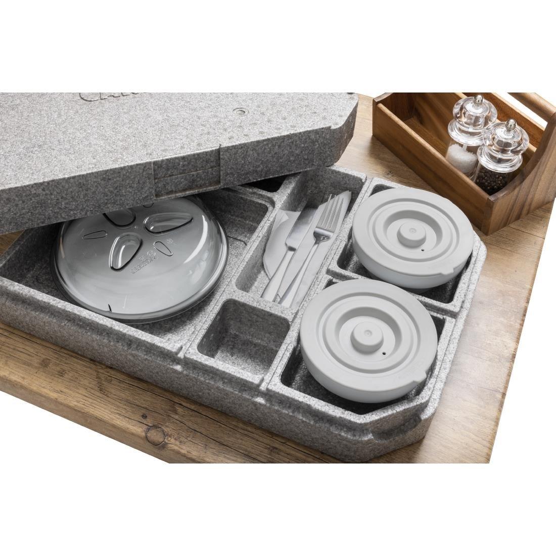 Plateau Tablotherm EPP avec vaisselle Cambro - FRANCE CHR