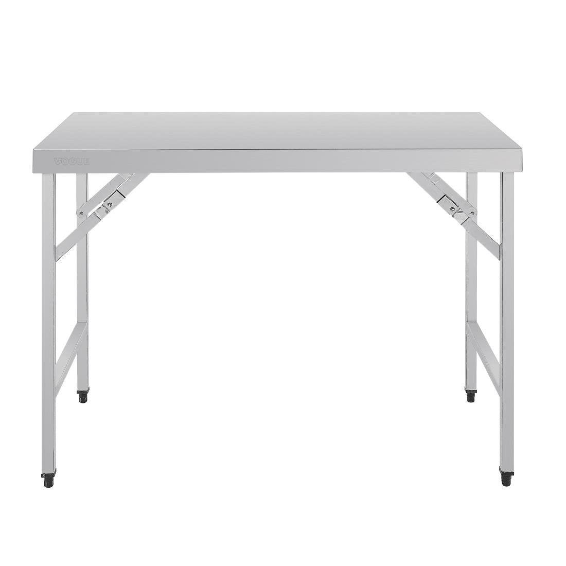 Table pliante inox Vogue 1200mm - FRANCE CHR