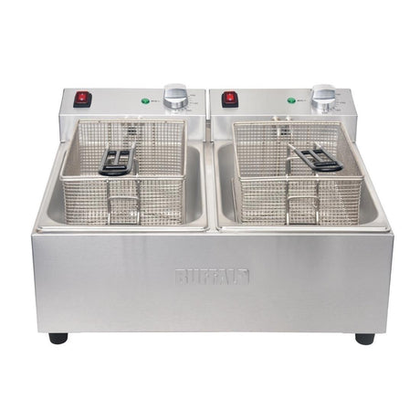 Friteuse double Buffalo - 2x5L 2x2,8kW - FRANCE CHR