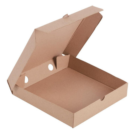 Cartons à pizza kraft Fiesta Compostable 23cm (Lot de 100) - FRANCE CHR