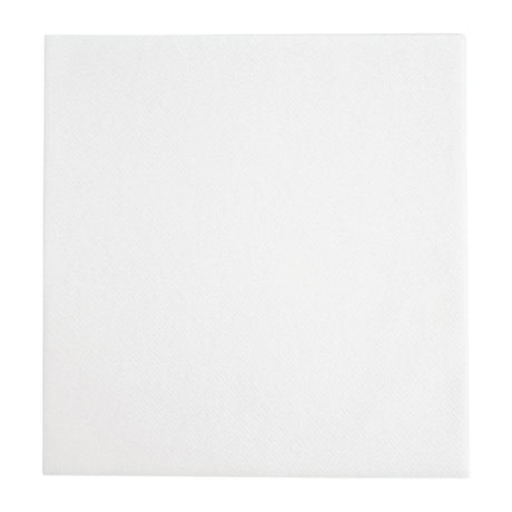 Serviettes dejeuner Airlaid pliage en 4 Fiesta Recyclable Premium Tablin blanches 40x40cm (lot de 500) - FRANCE CHR