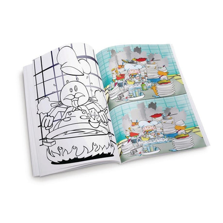 Livres de coloriage pour enfants Dining Kids chef (Lot de 50) - FRANCE CHR