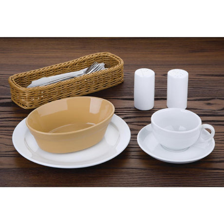 Plats à gratin ovales Olympia Stoneware 180 x 133mm (Lot de 6) - FRANCE CHR