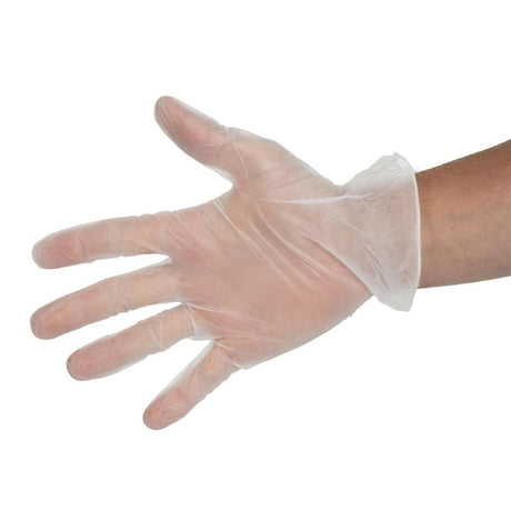 Gants en vinyle non poudrés Hygiplas S (lot de 100) - FRANCE CHR