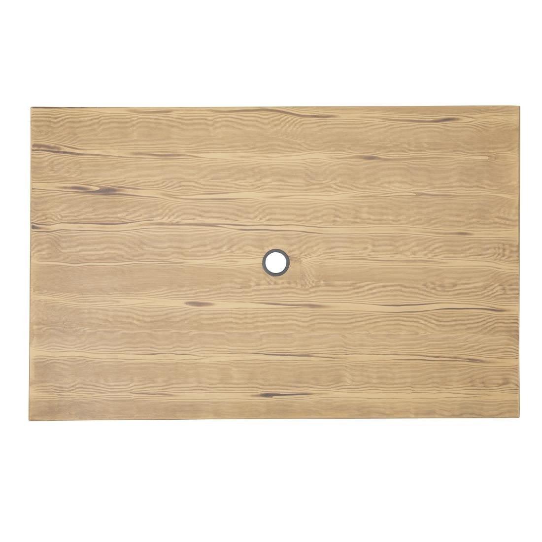 Table d'extérieur Bolero 120x76x75cm bois clair - FRANCE CHR