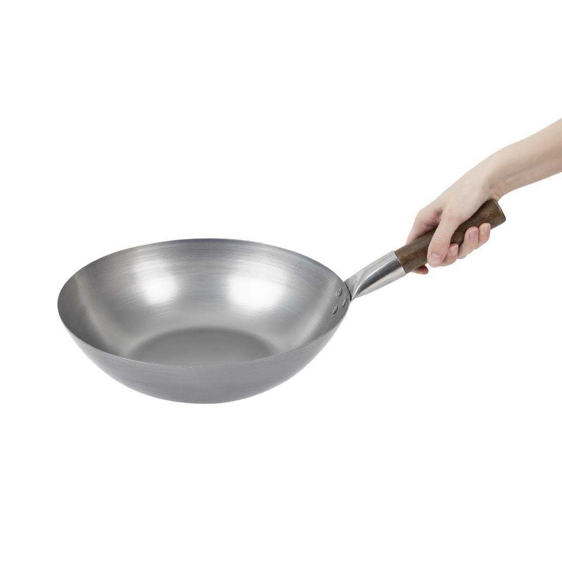 Wok fond plat London Wok 330mm - FRANCE CHR