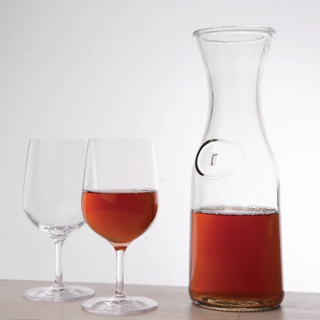 Carafe en verre Olympia 1L (Lot de 6) - FRANCE CHR