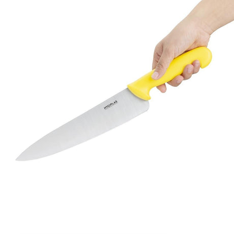 Couteau de cuisinier Hygiplas jaune 255mm - FRANCE CHR