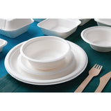 Assiettes en bagasse compostables Fiesta Compostable 26 cm (x50) - FRANCE CHR