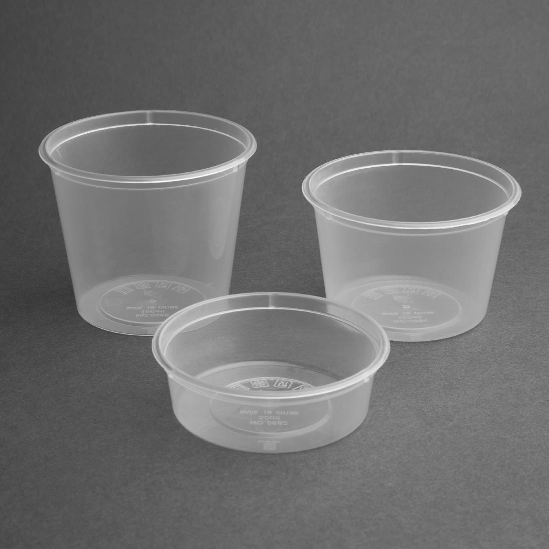 Pots à sauce micro-ondables en plastique Fiesta Recyclable 50ml (lot de 100) - FRANCE CHR