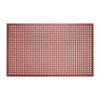 Tapis en caoutchouc anti-dérapant et anti-fatigue Jantex rouge 1500 x 900mm - FRANCE CHR