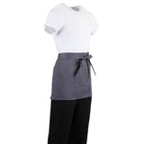 Tablier serveur court Whites gris anthracite - FRANCE CHR