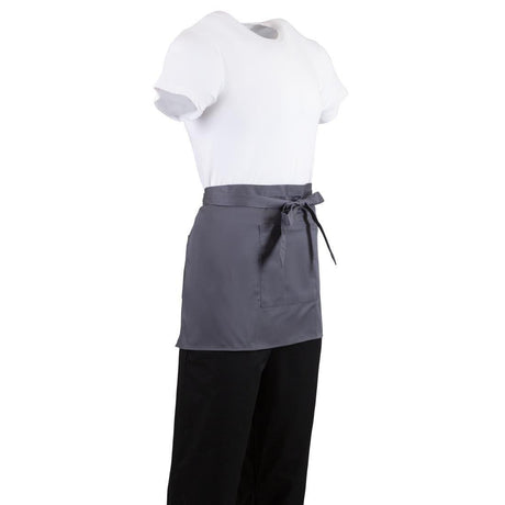 Tablier serveur court Whites gris anthracite - FRANCE CHR