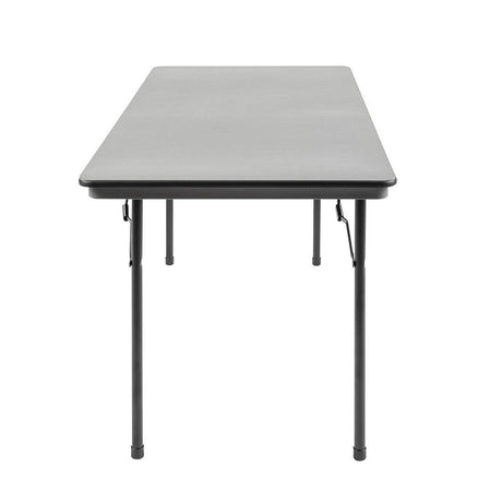 Table rectangulaire pliante grise en ABS Bolero 1520mm - FRANCE CHR