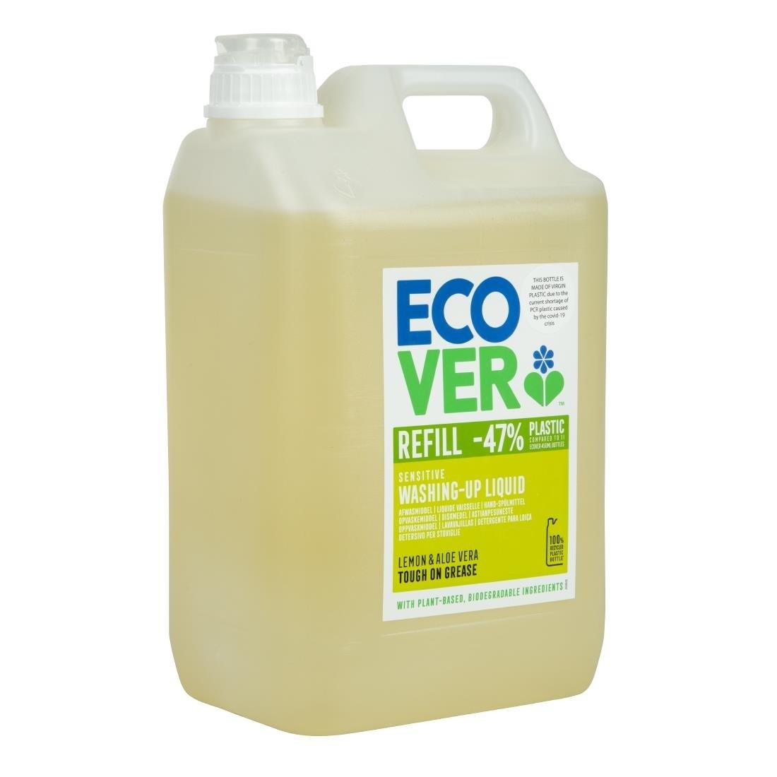 Liquide vaisselle concentré citron et aloe vera Ecover 5L - FRANCE CHR