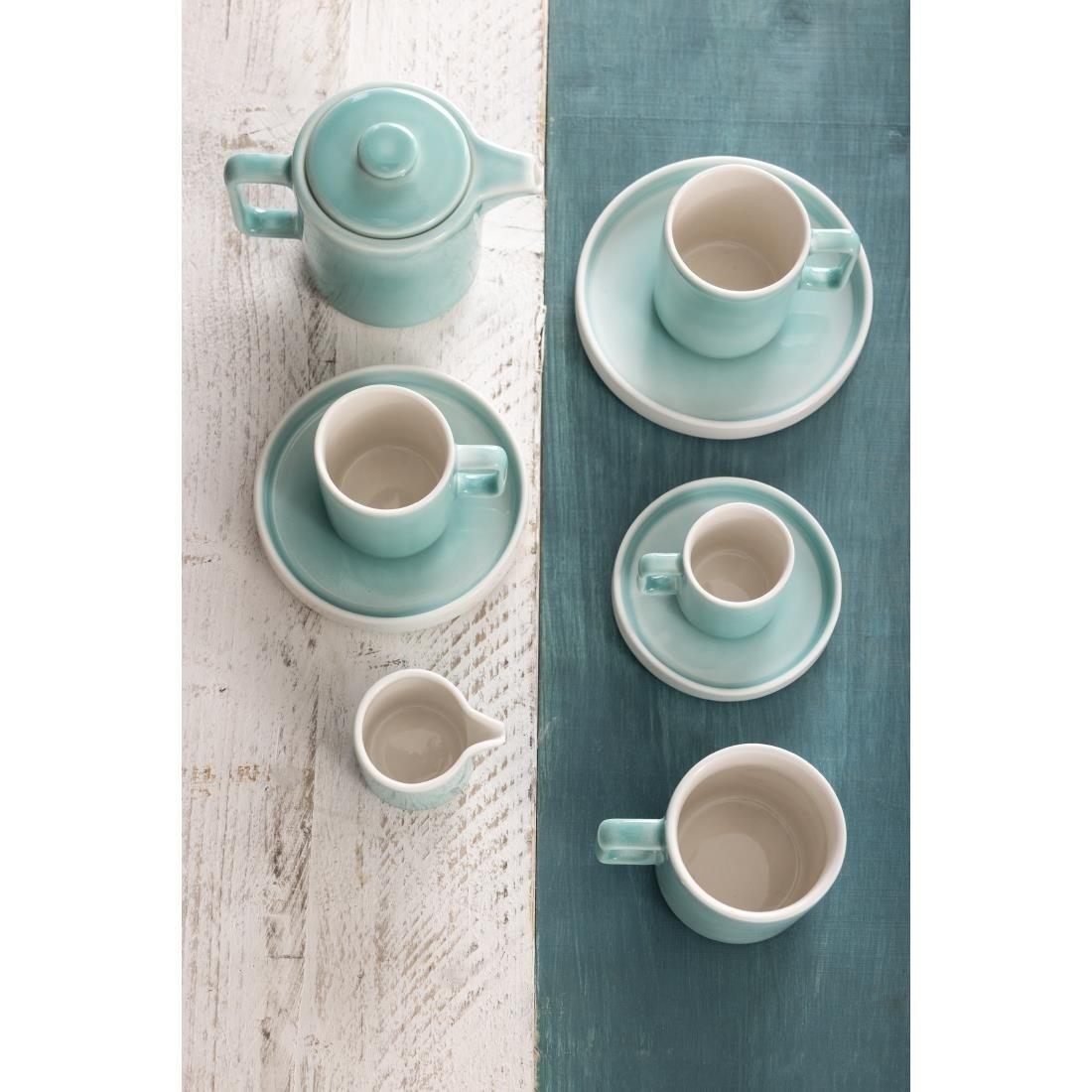 Soucoupes Olympia Fondant vertes 152mm (lot de 6) - FRANCE CHR