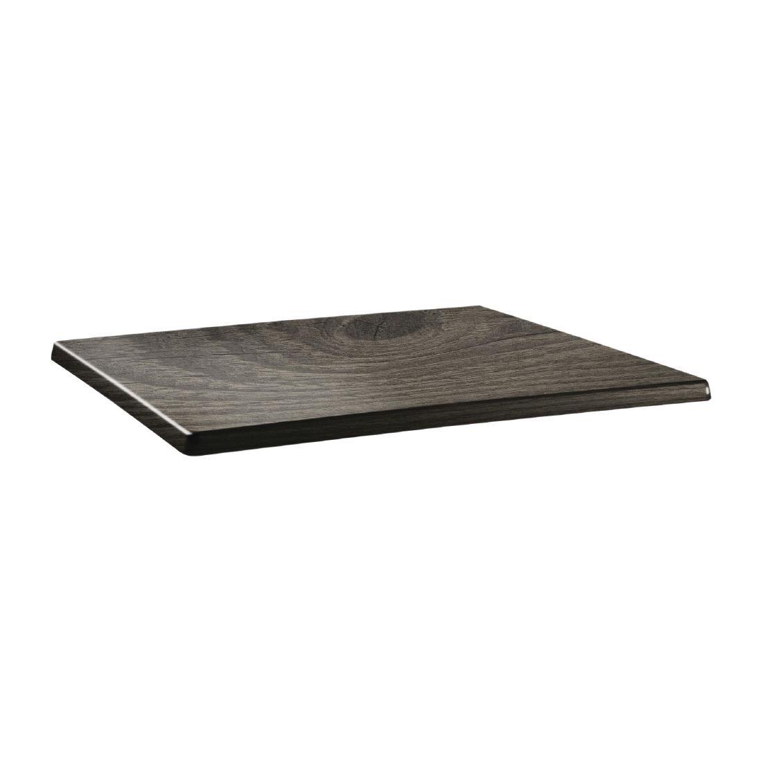 Plateau de table rectangulaire Topalit Classic Line 120x80cm timber - FRANCE CHR