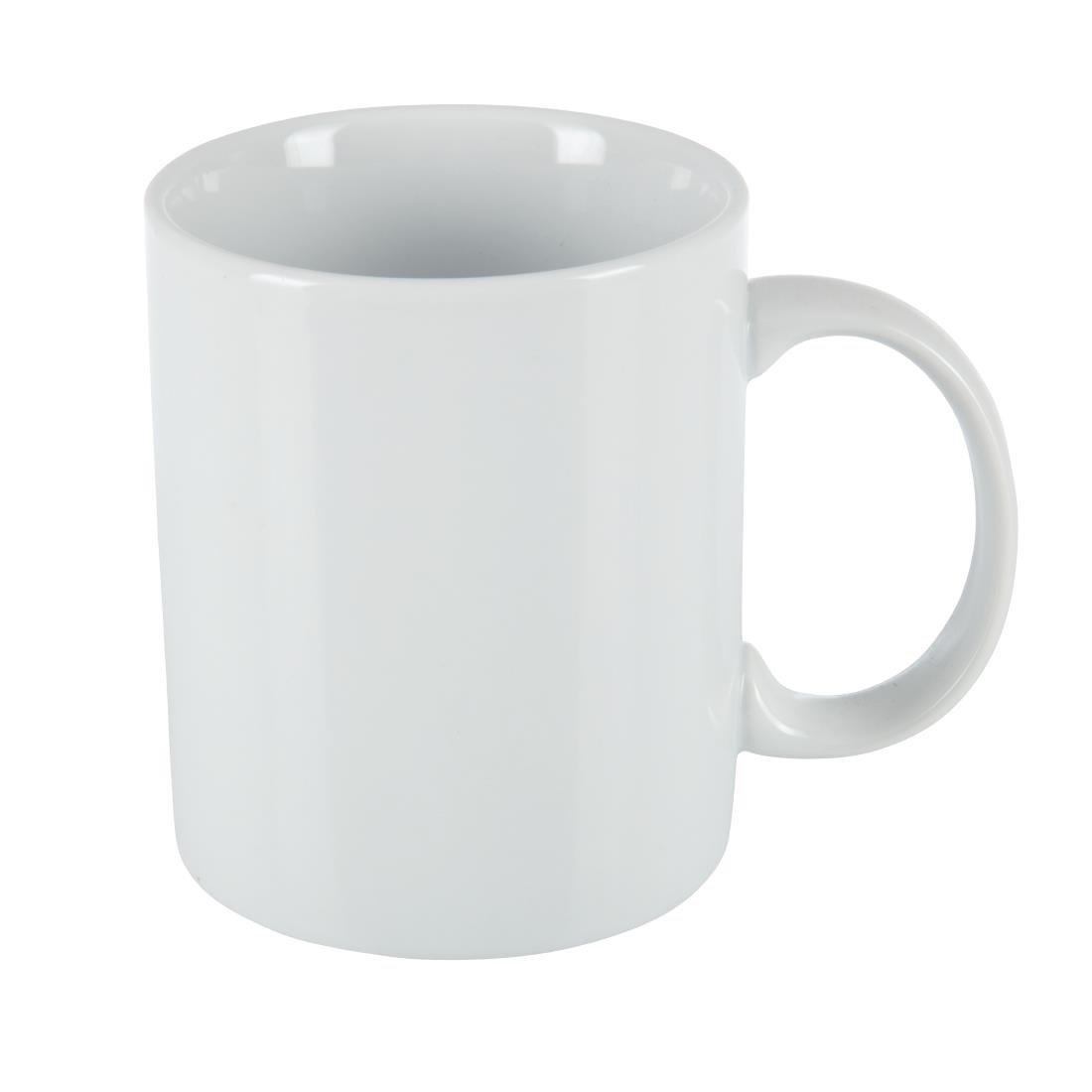 Mug blanc 284ml Olympia Whiteware (Lot de 12) - FRANCE CHR