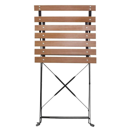 Chaises bistro en imitation bois Bolero (Lot de 2) - FRANCE CHR